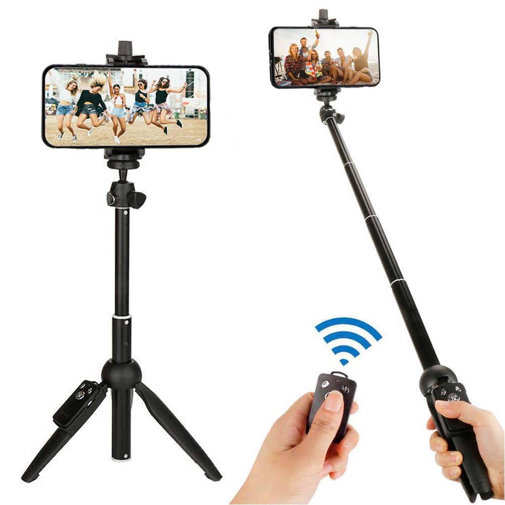 Yunteng Selfie Stick Vlog Tripod with Bluetooth remote control shutter  YT-9928 for smartphone and camera