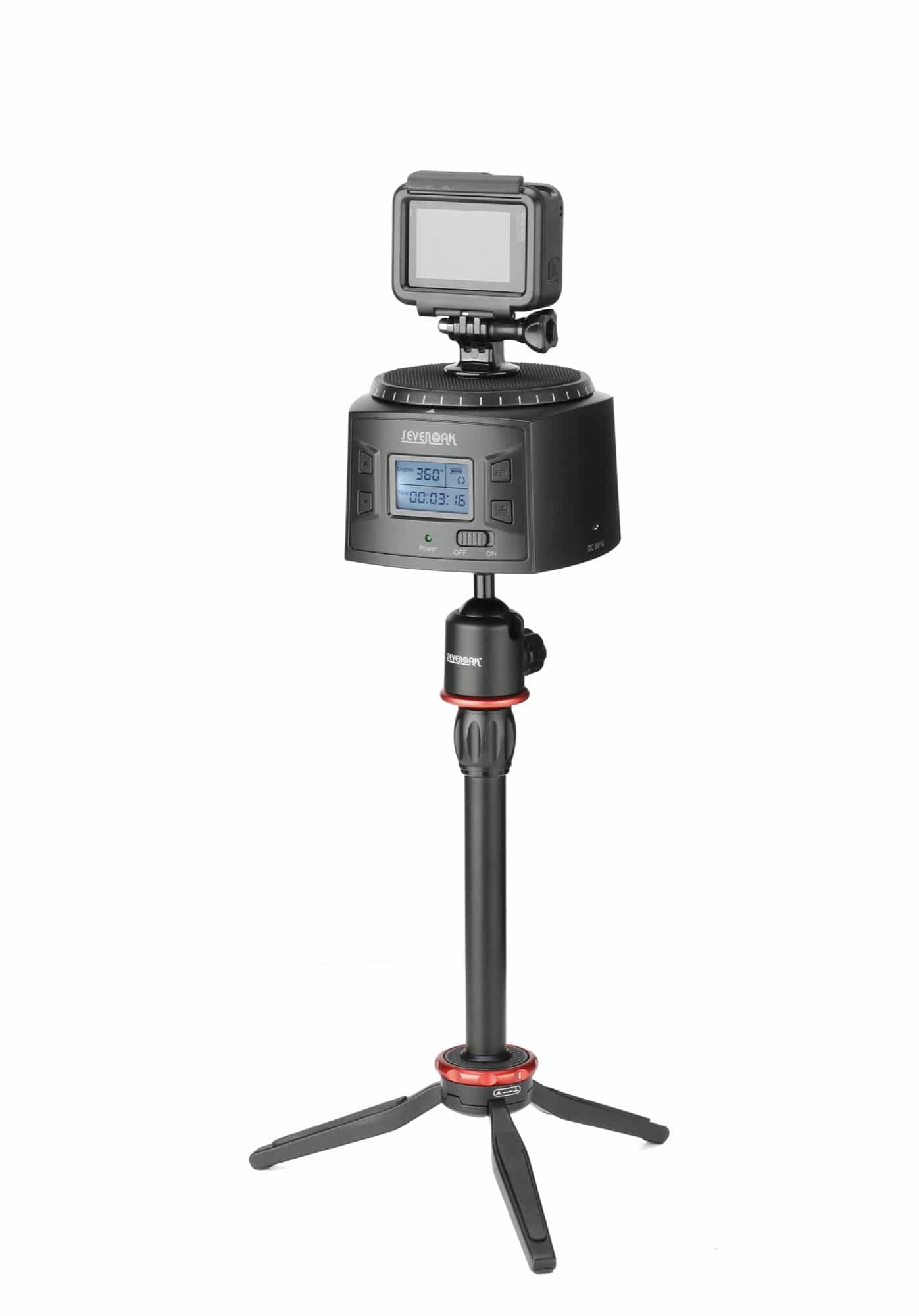 Sevenoak 360 graden elektronische panoramakop SK-EBH2000