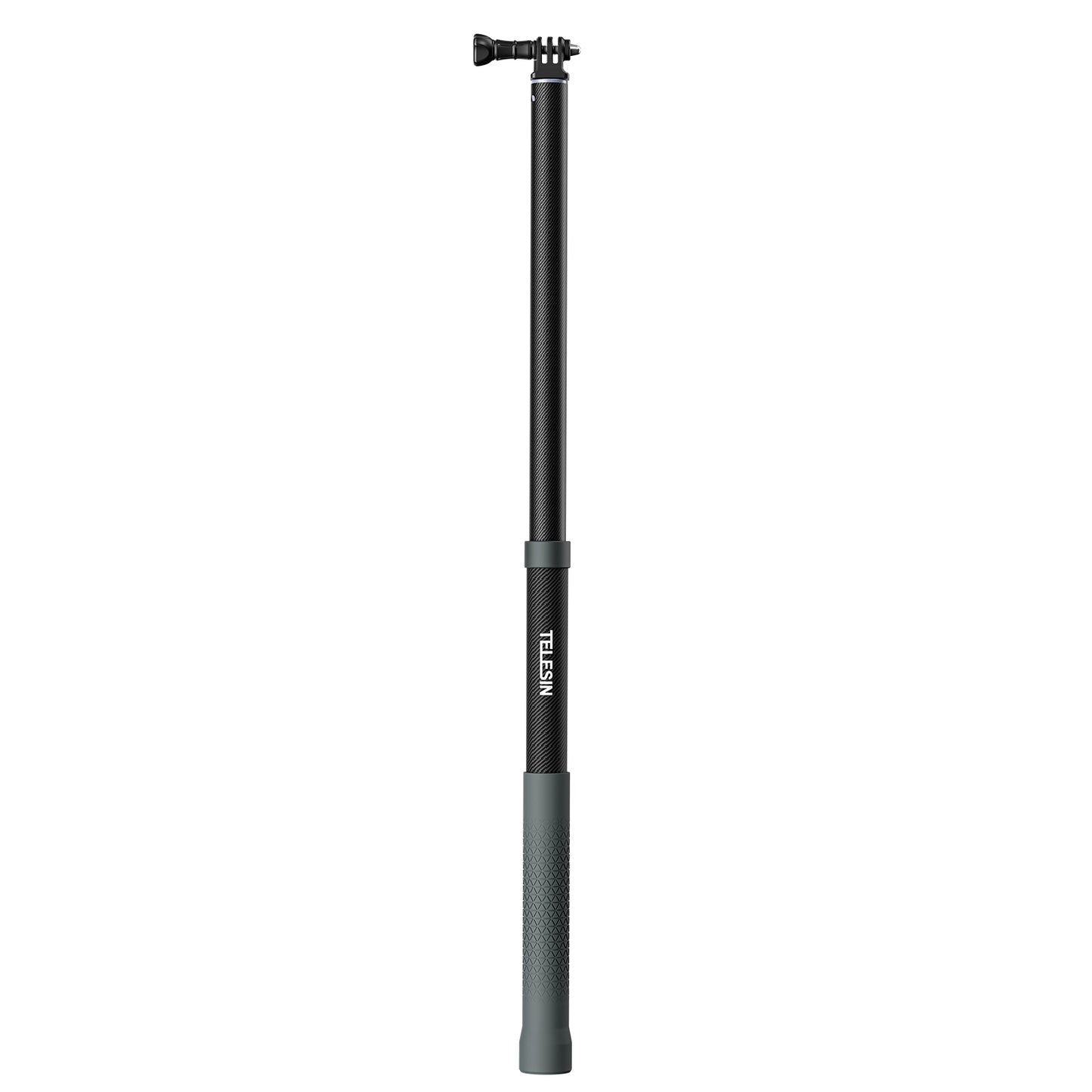 Telesin MNP-002 Selfie Stick 120 cm voor actioncamera en smartphone - Carbon