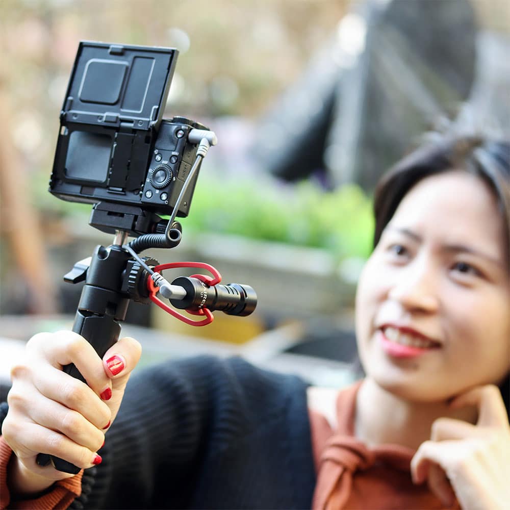 SAIREN VM-Q1 directional microphone for smartphone and camera