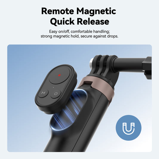 Telesin Vlog Selfie Stick voor GoPro, DJI en Smartphone - Met bluetooth remote - GoPro-accessoires