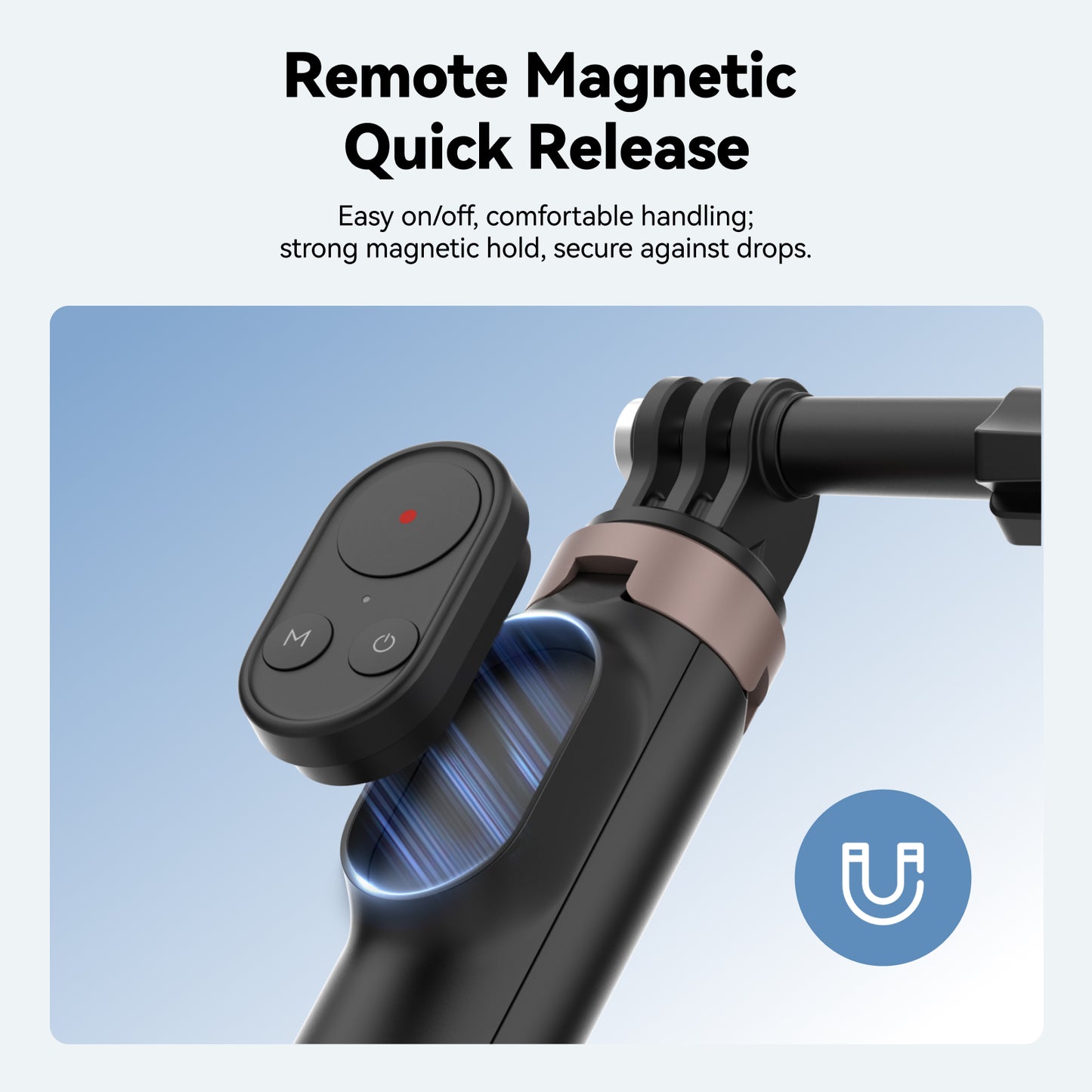 Telesin Vlog Selfie Stick for GoPro, DJI and Smartphone - With Bluetooth remote