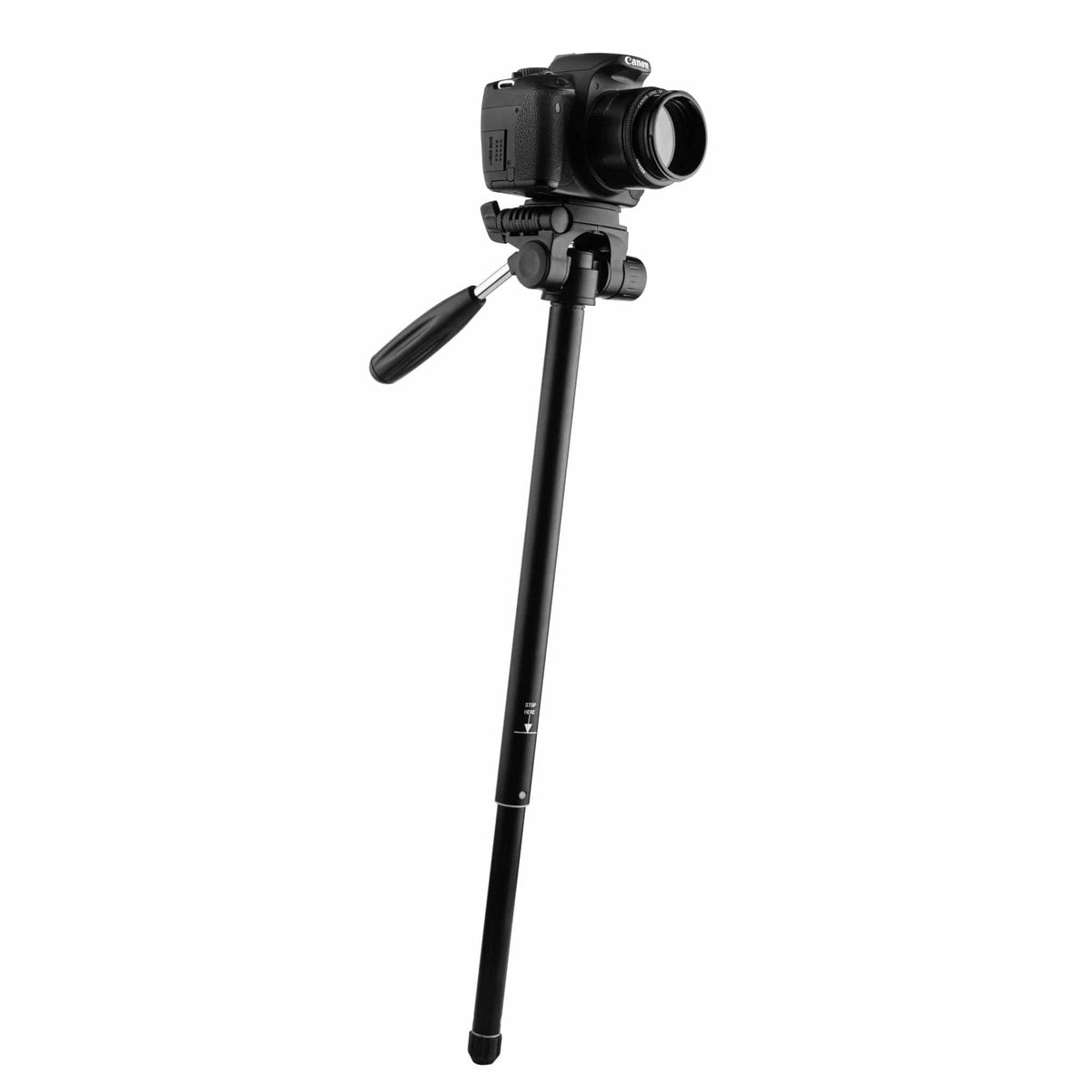 MOJOGEAR 177cm 2-in-1 camera en telefoon statief: driepoot & monopod