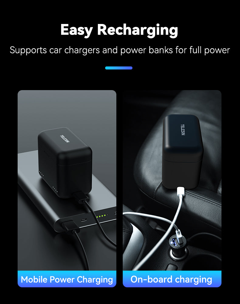 Telesin Charging Box for Insta360 X3 Batteries (2 slots)