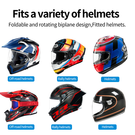 Telesin Premium Helmet Mount / helmbevestiging - Oranje - GoPro-accessoires