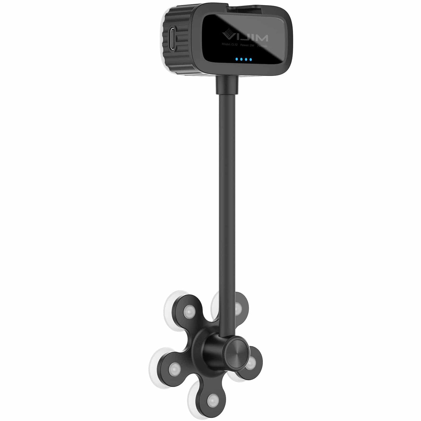 VIJIM CL12 Mini Video Light with Suction Mount for Video Calling