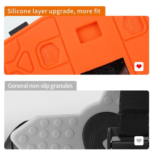 Telesin Premium Helmet Mount / helmbevestiging - Oranje - GoPro-accessoires