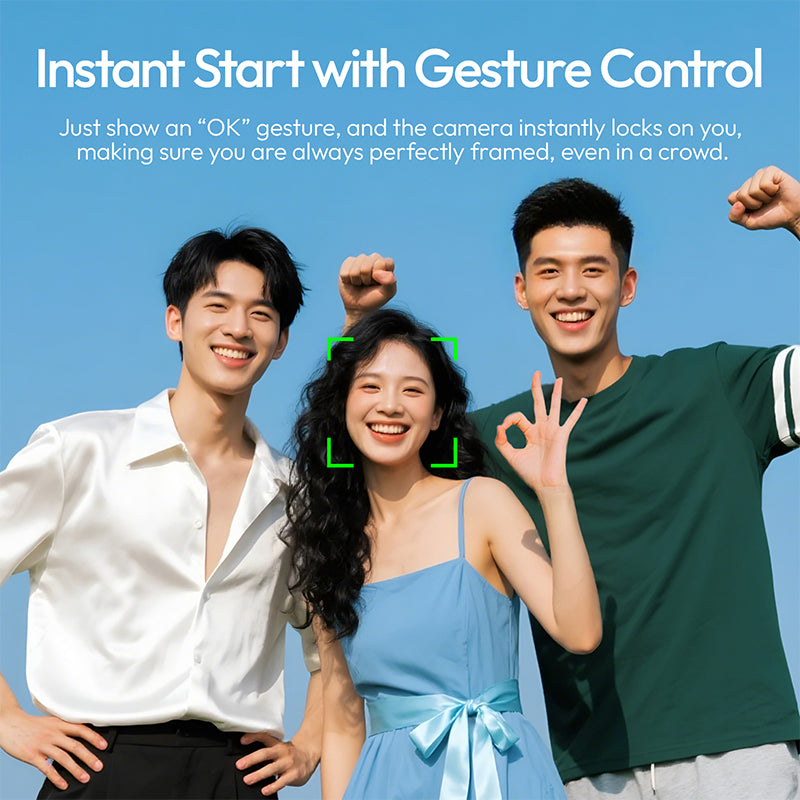 Ulanzi TT23 Auto-Tracking Selfie Stick Statief - Ministatieven