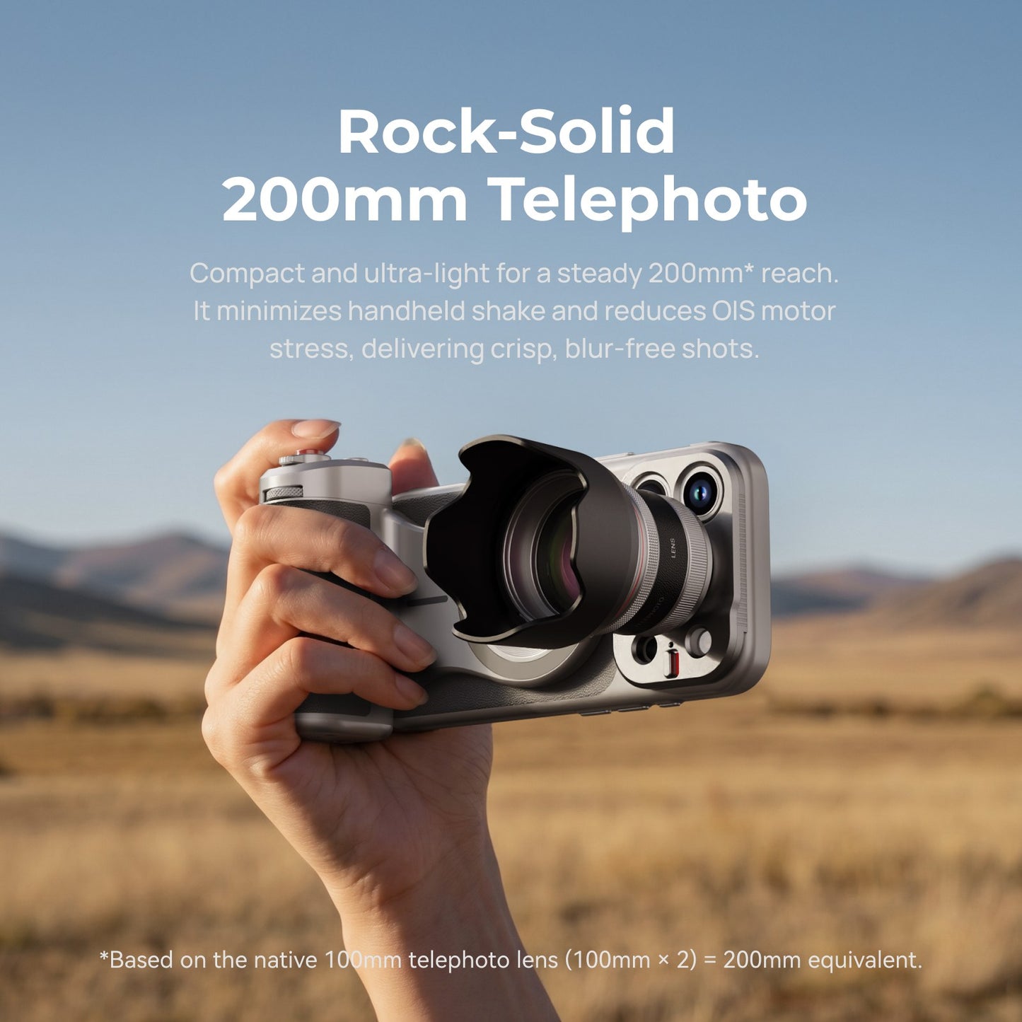 Telesin Master Lens 2X Tele for iPhone 17 Pro – Telephoto lens for Telesin Master Grip