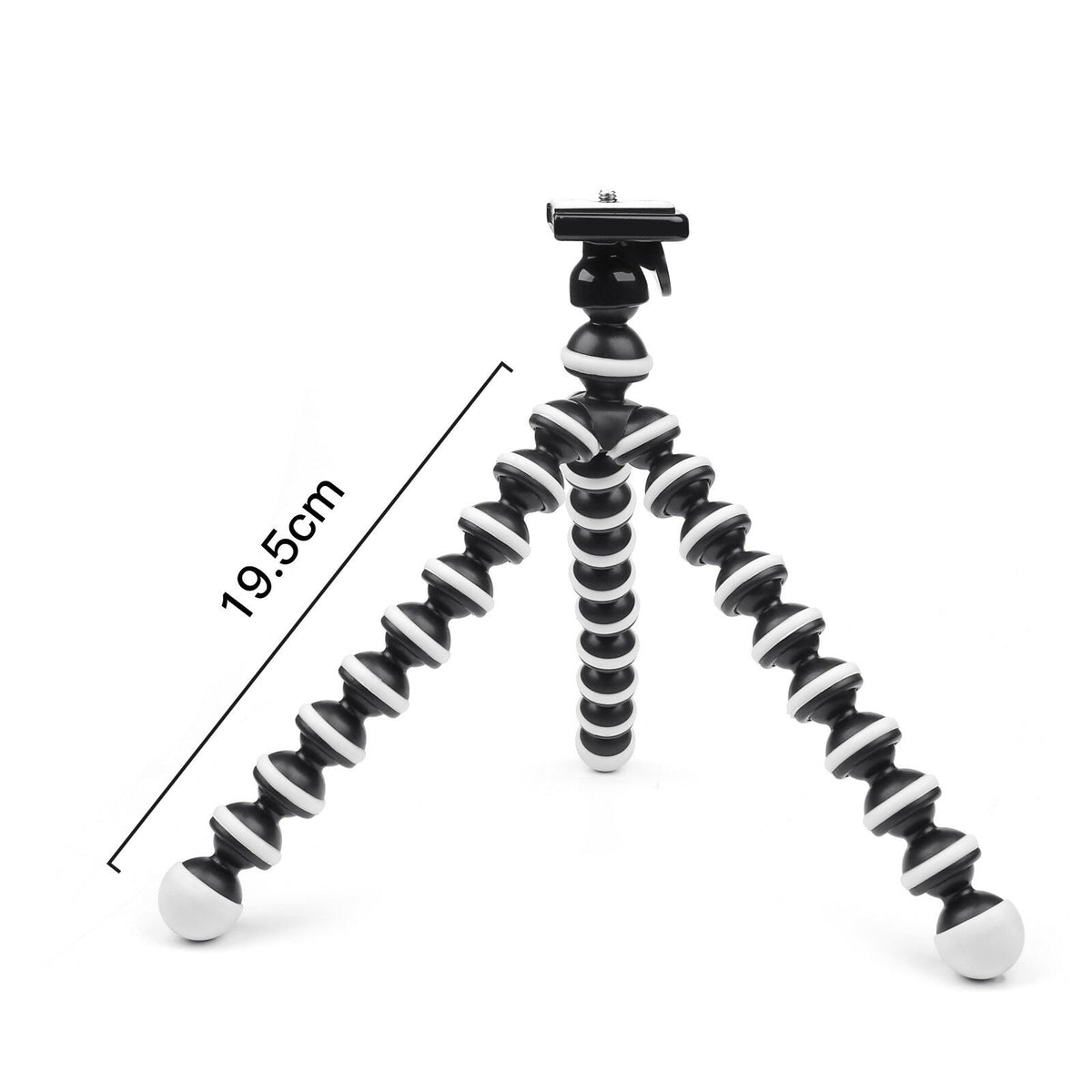 Flexibel mini-statief met extra flexibele poten - Medium - Magnetische telefoonhouder