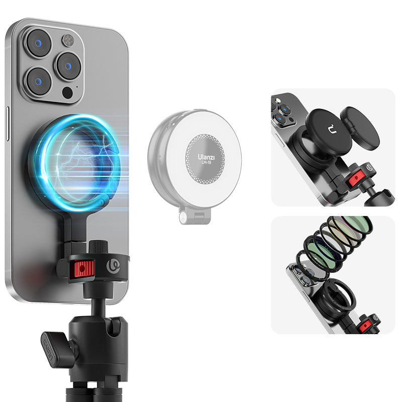 Ulanzi MT30 Flexibel telefoon statief met magnetische houder - Flexibele statieven