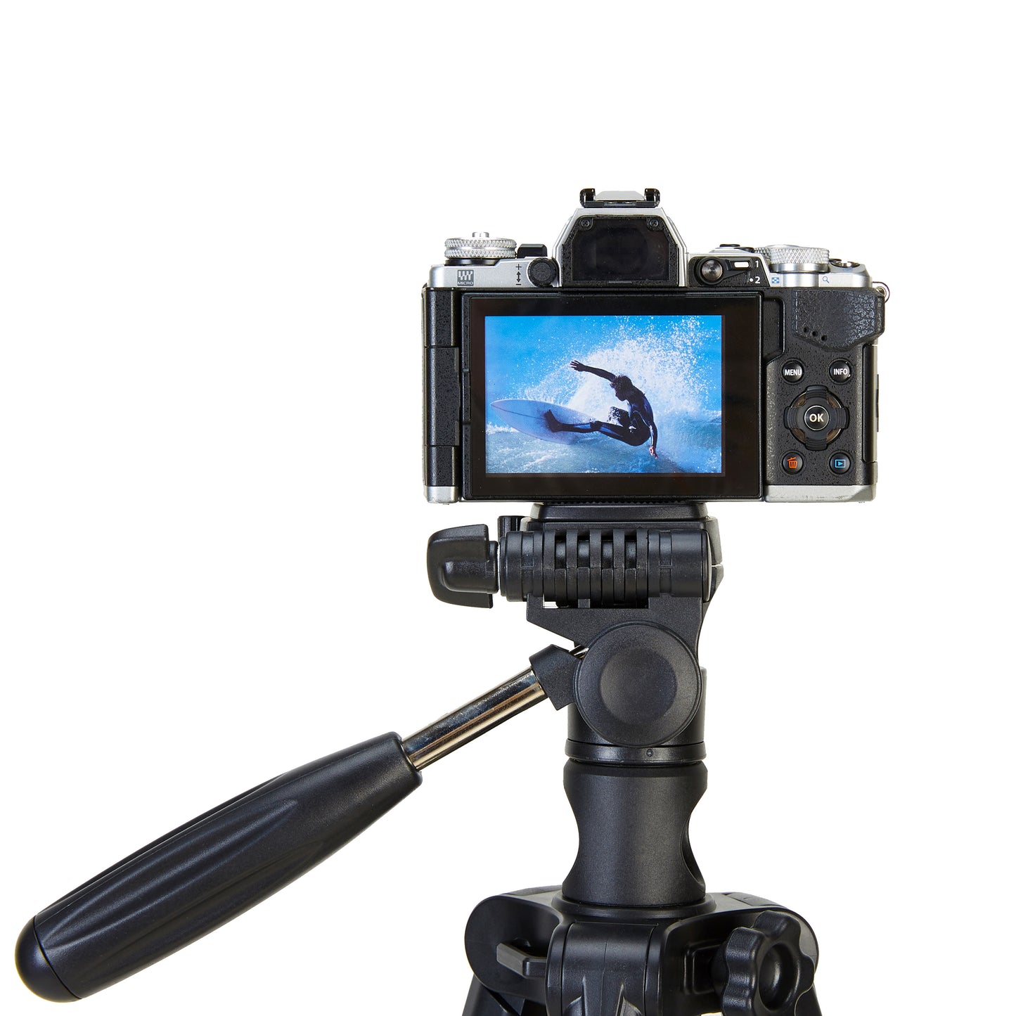 MOJOGEAR 167cm 3-in-1 statief: driepoot, monopod & horizontale arm