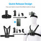 Ulanzi MP-2 Head Strap en Chest Strap Kit voor GoPro en smartphone