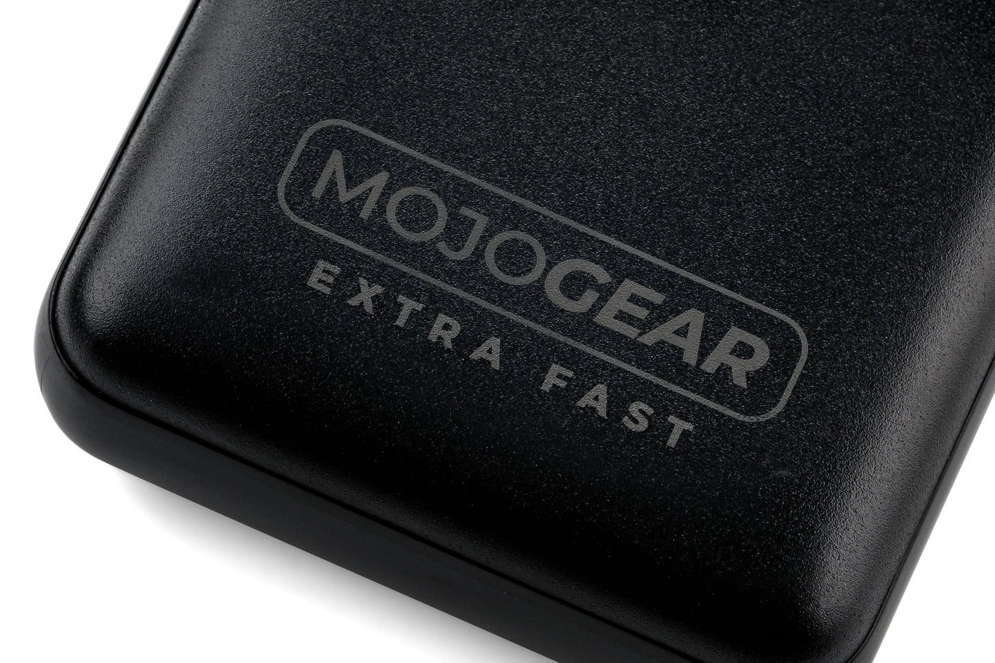 MOJOGEAR Fast Charging set for iPhone and iPad: 10.000mAh MINI Extra Fast power bank + Lightning to USB-C cable.