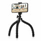 Flexible tripod with foam rubber legs