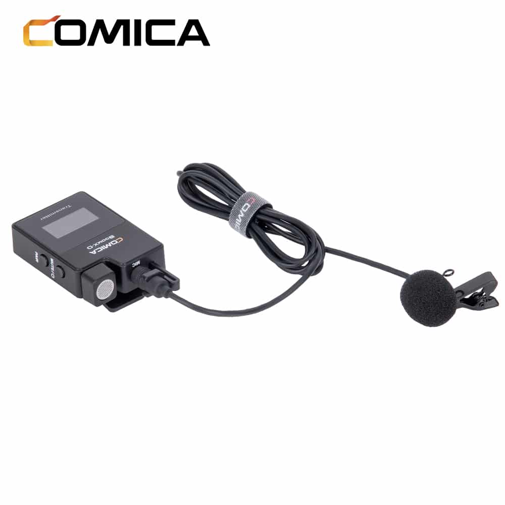 Comica BoomX-D D2 wireless microphone set with 2 transmitter and receiver for camera and smartphone