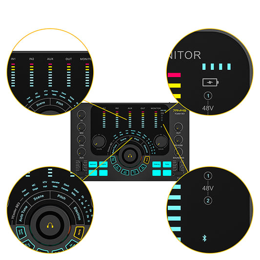 7RYMS Podcast Kit Duo - Caster, 2x microfoon, 2x koptelefoon - Microfoonaccessoires
