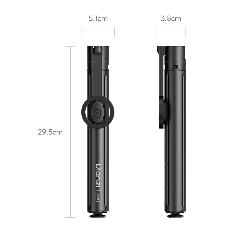 Ulanzi SK-21 Selfie Stick Quadpod 180cm auto-open - Magnetic