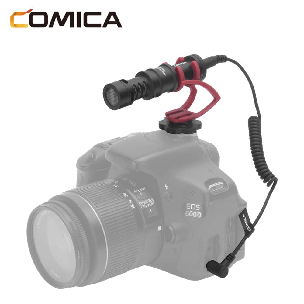 Comica CVM-VM10II richtmicrofoon voor smartphone en camera