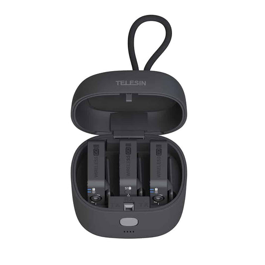 Telesin Allin oplaadbox voor RØDE Wireless GO & Wireless GO II - Microfoonaccessoires