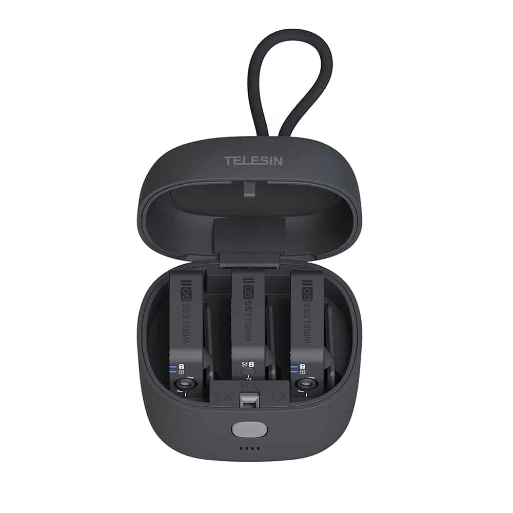 Telesin Allin charging box for RØDE Wireless GO & Wireless GO II