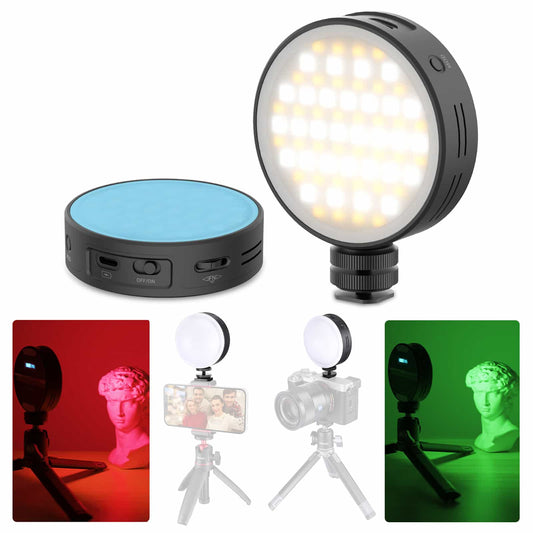 Ulanzi R66 Multi Color RGB LED-videolamp voor camera en smartphone