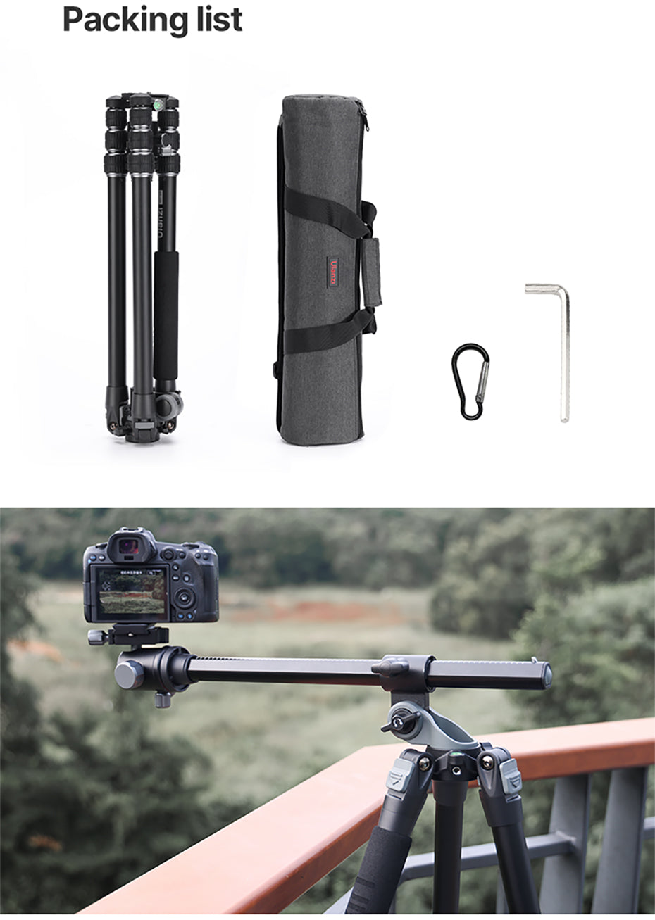 Ulanzi MT-59 premium tripod with horizontal/tiltable arm - 176cm