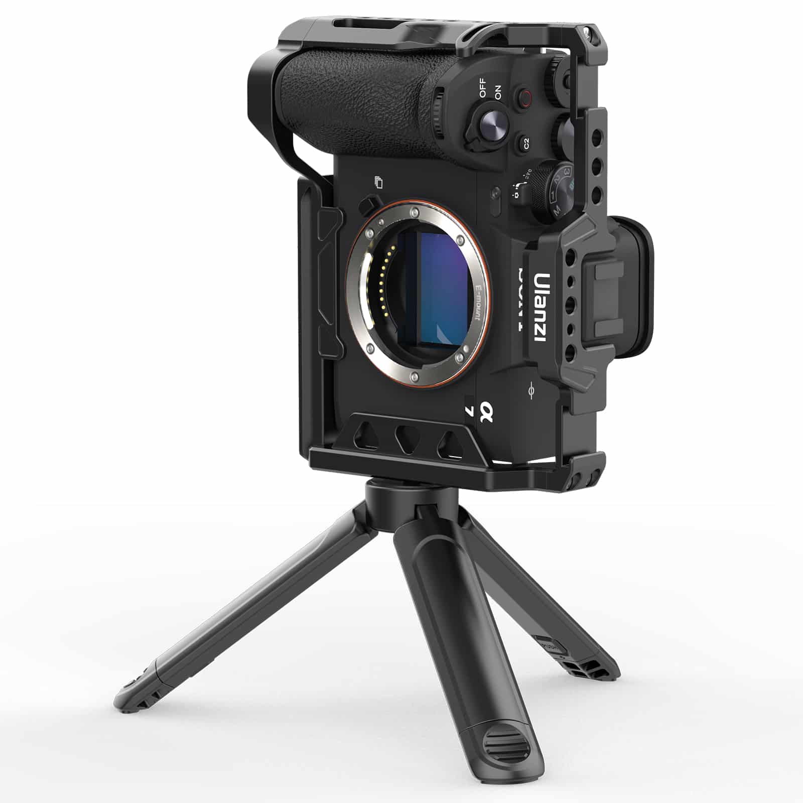 Ulanzi メタルカメラビデオケージ SONY用 α7 IV/III/RIII Ulanzi cage voor Sony A7 III, A7 Mark IV en A7R III | MOJOGEAR