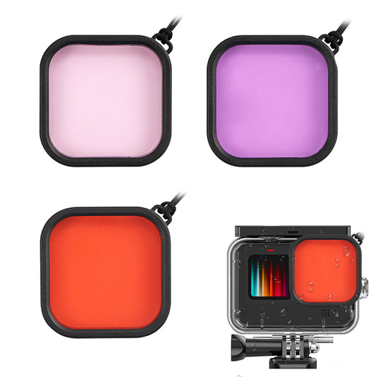 MOJOGEAR Duikfilters voor MOJOGEAR GoPro Hero 13 behuizing - GoPro Onderwater-accessoires