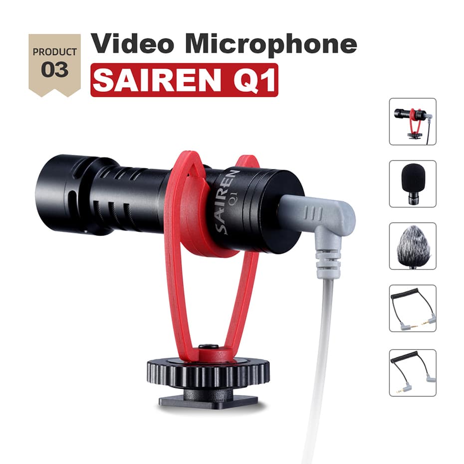 Ulanzi Smartphone vlog KIT EXTRA: mini-statief, telefoonhouder, dual cold shoe-mount, microfoon & LED-lamp - Ministatieven