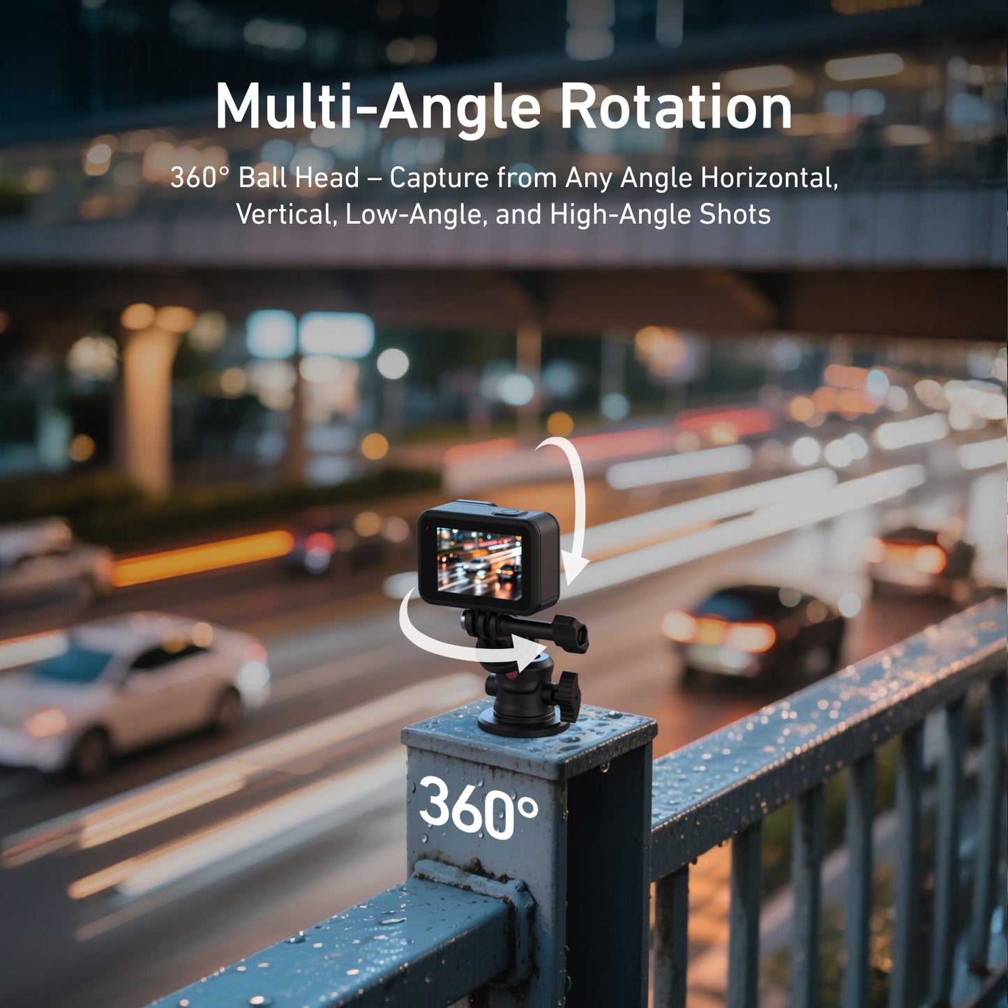 Telesin Magnetic Mount with Ball Head for Action Cam