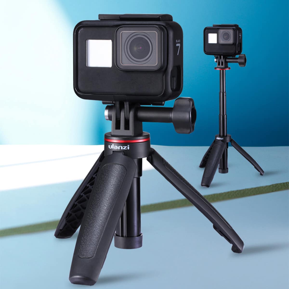 Ulanzi MT-09 GoPro vlog-statief, handgreep en selfie stick - GoPro Selfie sticks