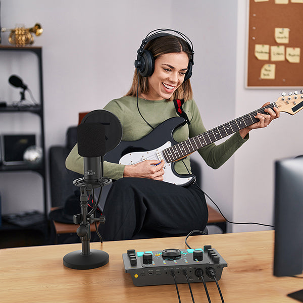 7RYMS 7CasterSE3 voor Podcast, Streaming, Gaming en Muziek - Met 2x XLR - Microfoonaccessoires