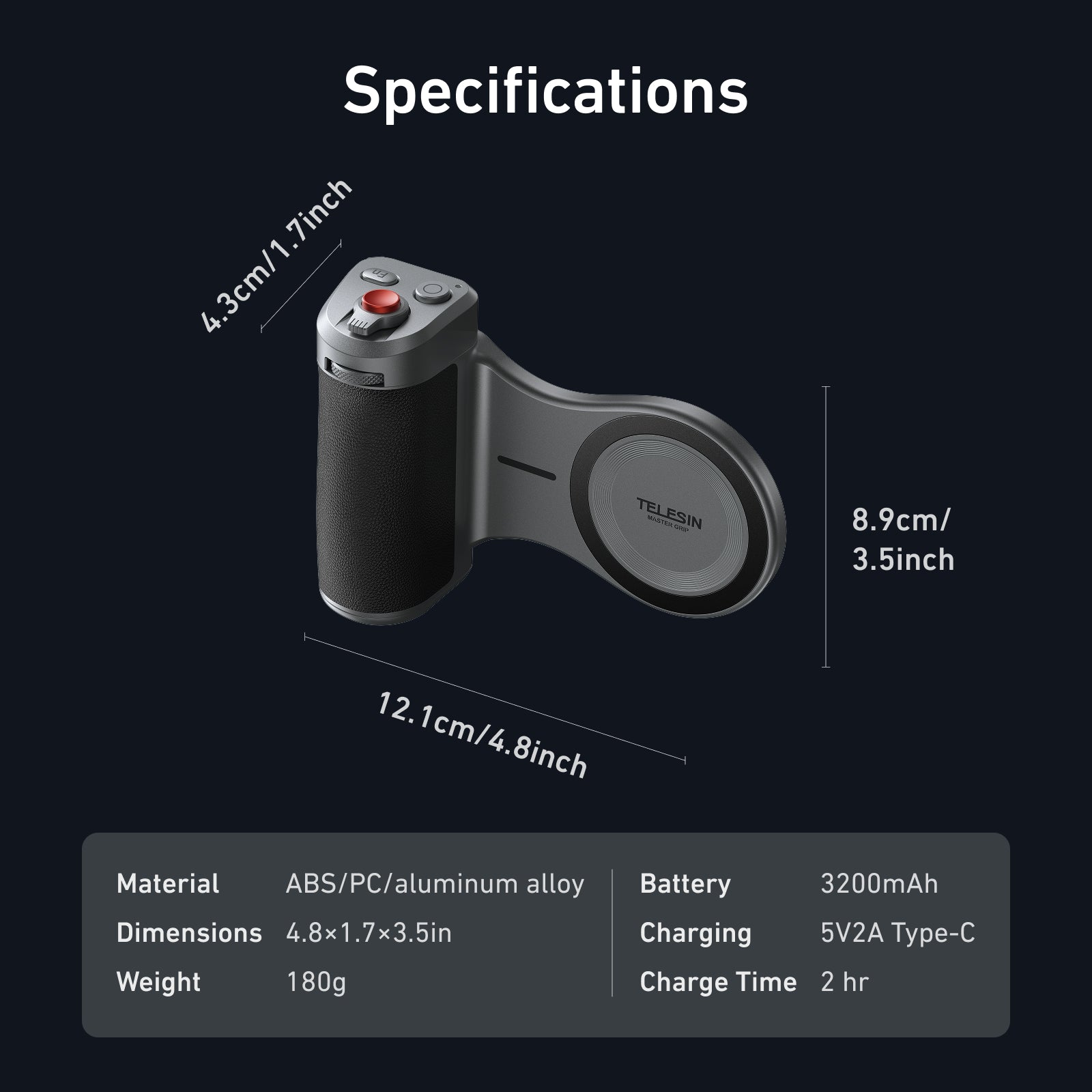 Telesin Master Grip for iPhone 17 Pro - Standard Kit | MOJOGEAR