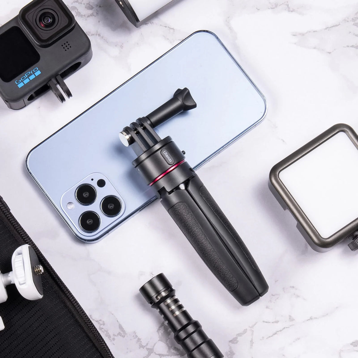 Ulanzi Go Quick II tripod: Magnetische GoPro Tripod & Selfie Stick - GoPro Tripods
