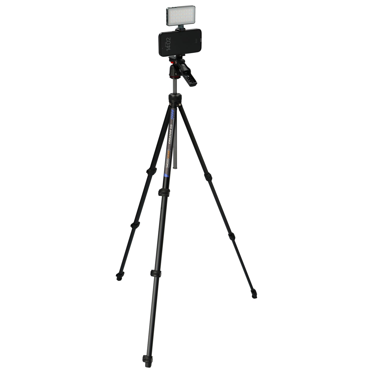MOJOGEAR Creator GO Video - Lichtgewicht reisstatief 153 cm - Statieven en toebehoren