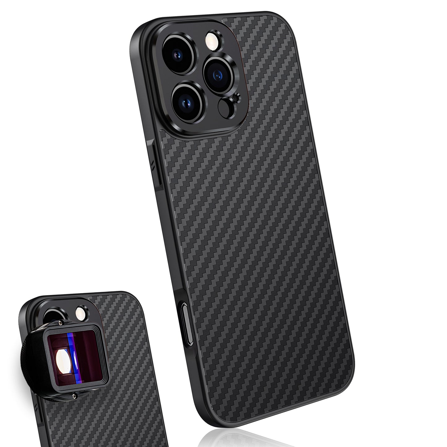 MOJOGEAR 17mm lens case voor iPhone 16 Pro - Carbon - Overige producten