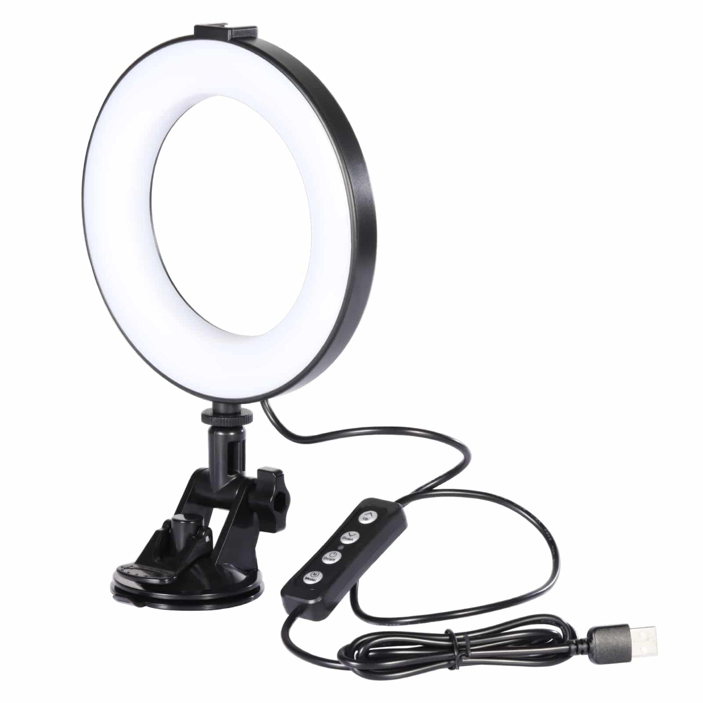 VIJIM CL05 Ringlamp voor videobellen – met zuignap voor laptop / computer / monitor