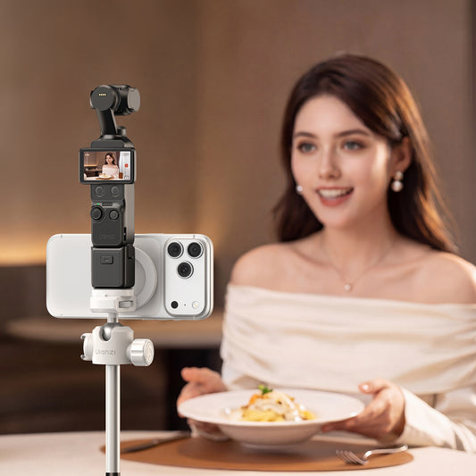 Ulanzi MT-44 M magnetische selfiestick statief met remote - Wit - Grote statieven