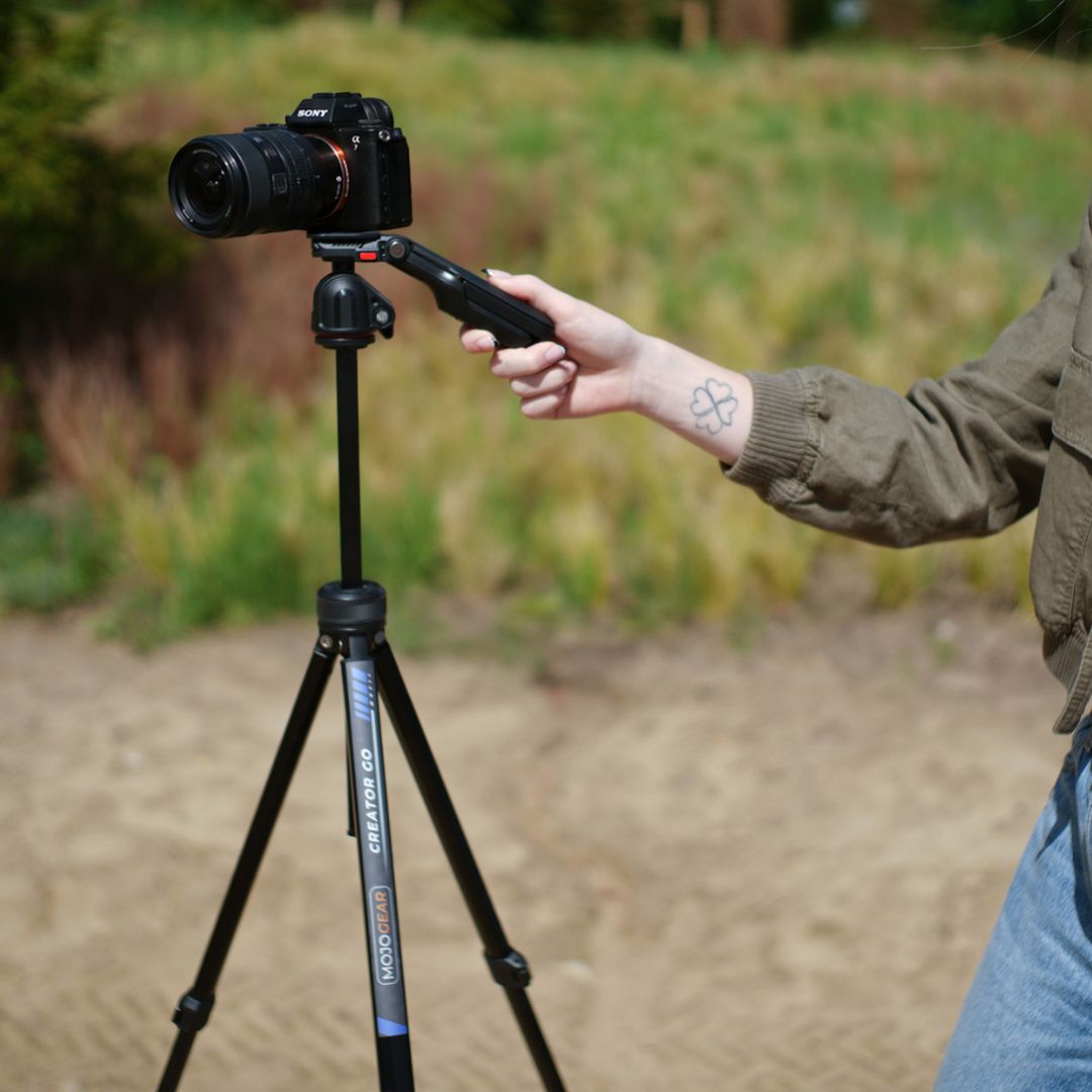 MOJOGEAR Creator GO Video - Lichtgewicht reisstatief 153 cm - Statieven en toebehoren