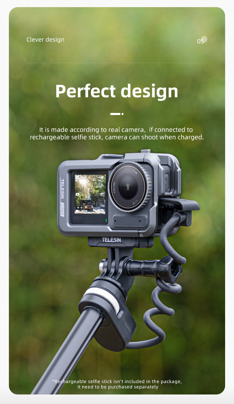 Telesin Metal Cage for DJI Osmo Action 3/4