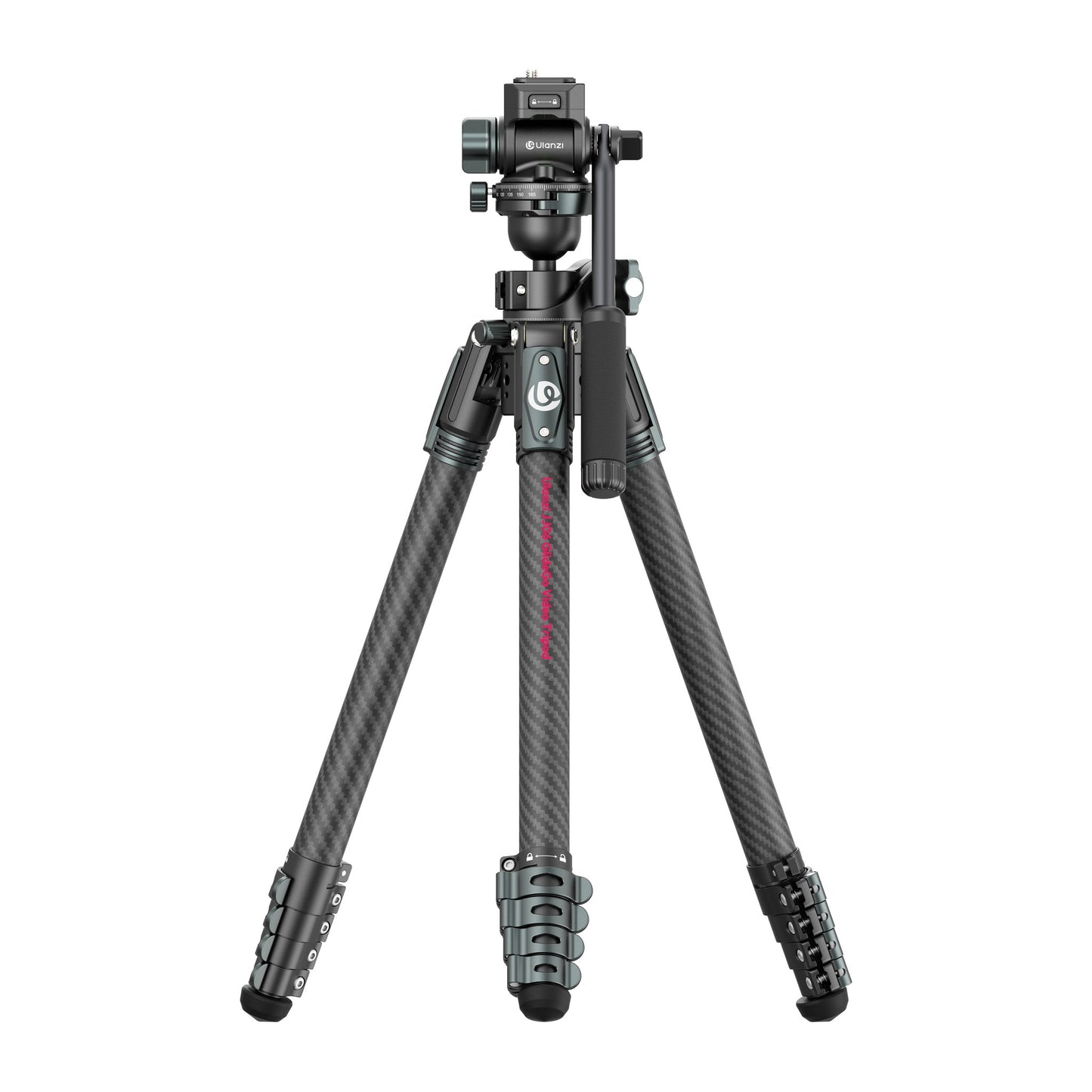 Ulanzi GlideGo JJ06 Video Tripod met kantelbare arm - Carbon - Grote statieven