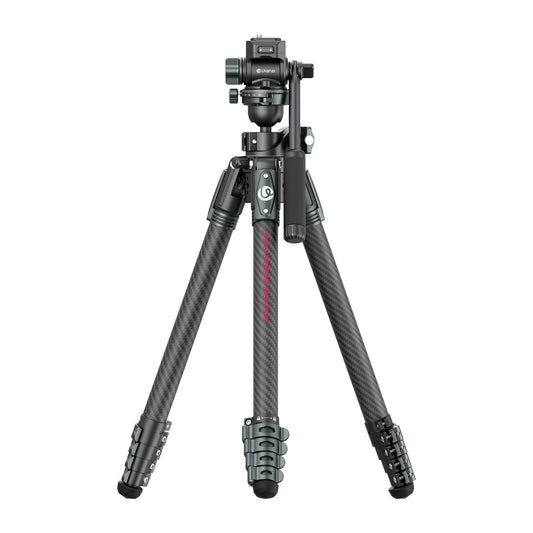 Ulanzi GlideGo JJ06 Video Tripod met kantelbare arm - Carbon - Grote statieven