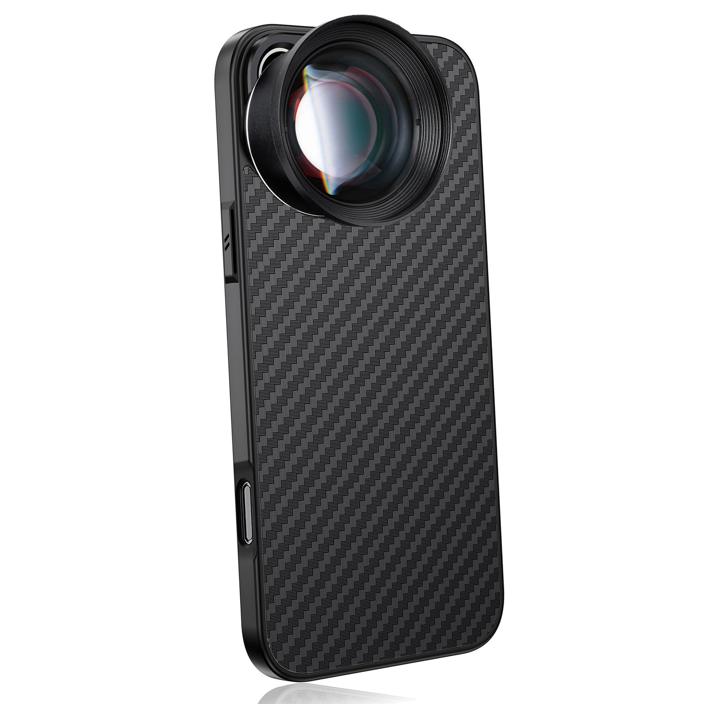 MOJOGEAR 17mm lens case voor iPhone 16 Plus - Carbon - Overige producten