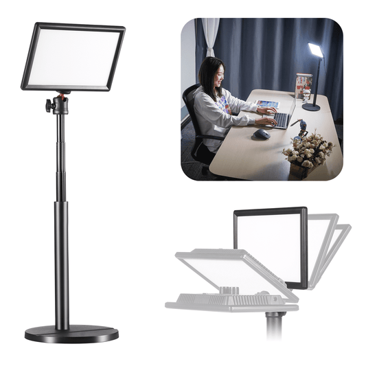 VIJIM K3 Desktop LED video light for streaming, YouTube and video calling