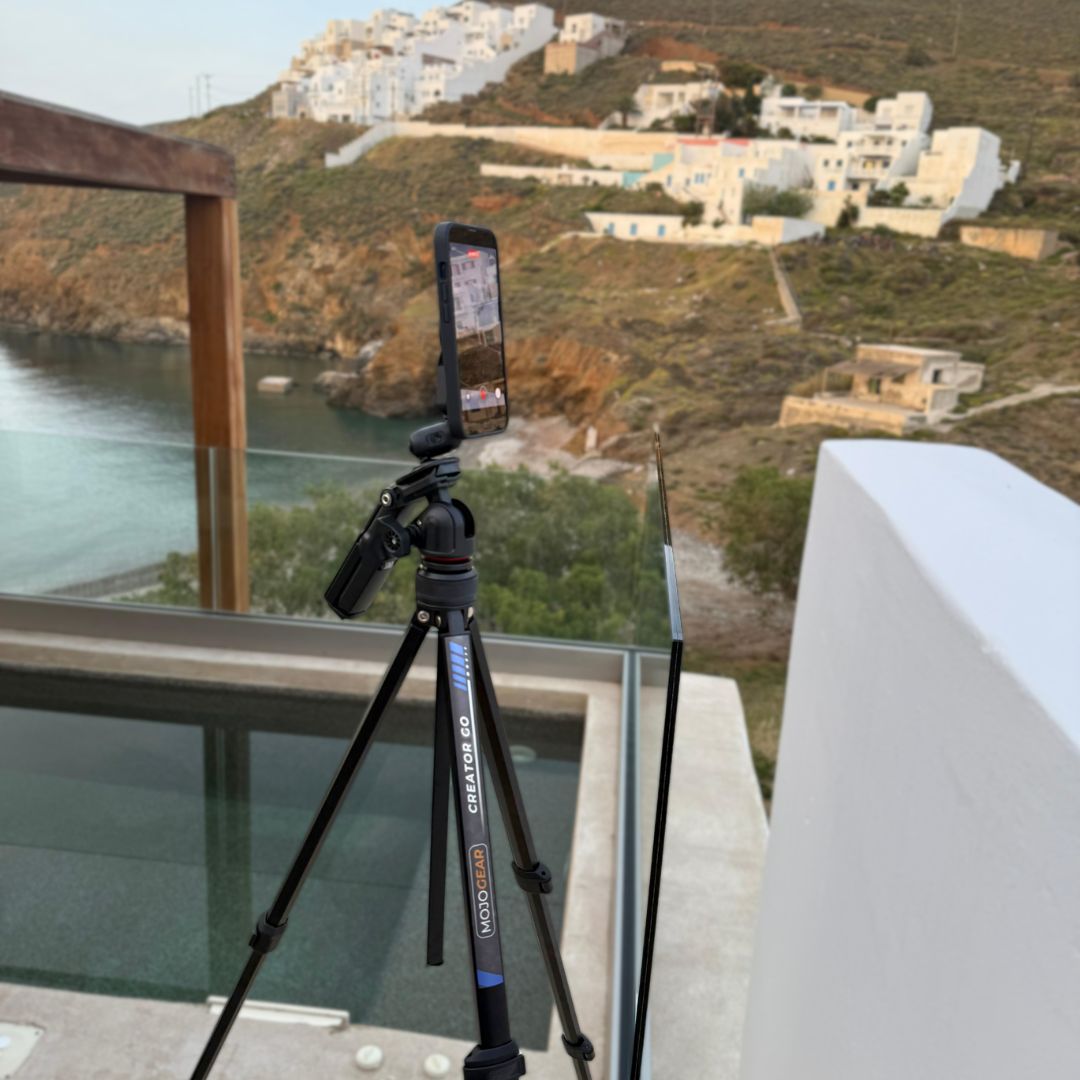MOJOGEAR Creator GO Video - Lichtgewicht reisstatief 153 cm - Statieven en toebehoren