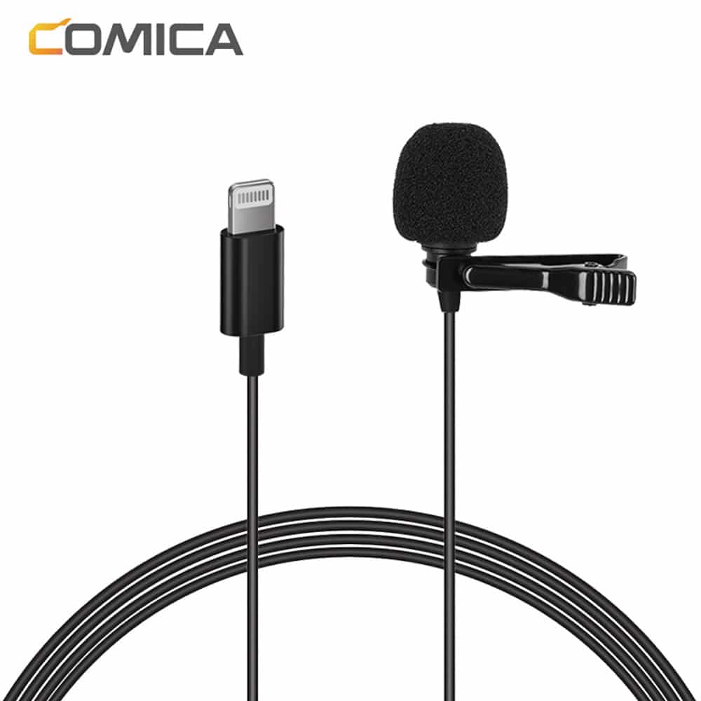 Comica CVM-V01SP (MI) speldmicrofoon met Lightning-aansluiting voor iPhone en iPad