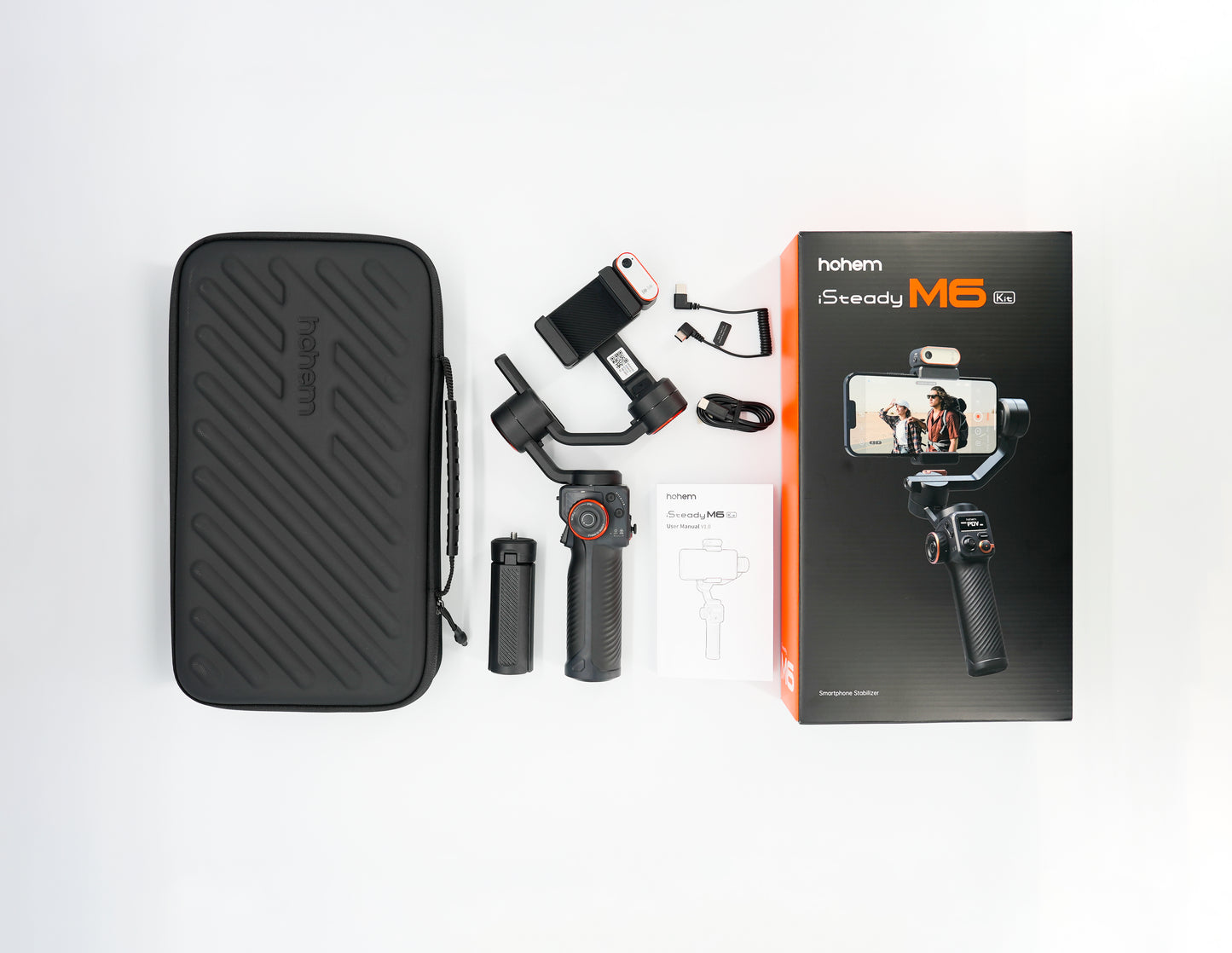 Hohem iSteady M6 Kit - premium gimbal met lampje & AI-sensor - Gimbals