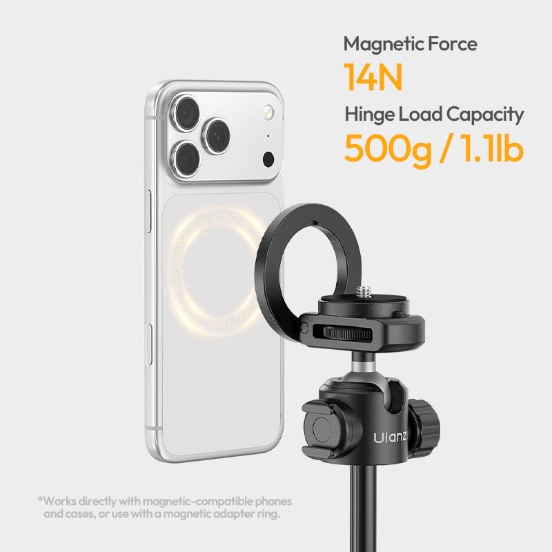 Ulanzi MT-44 M magnetische selfiestick statief met remote - Zwart - Selfiesticks