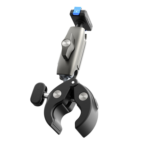 Telesin Tube Clamp voor DJI Osmo Action 3/4/5/6 - Grijs - GoPro Mounts